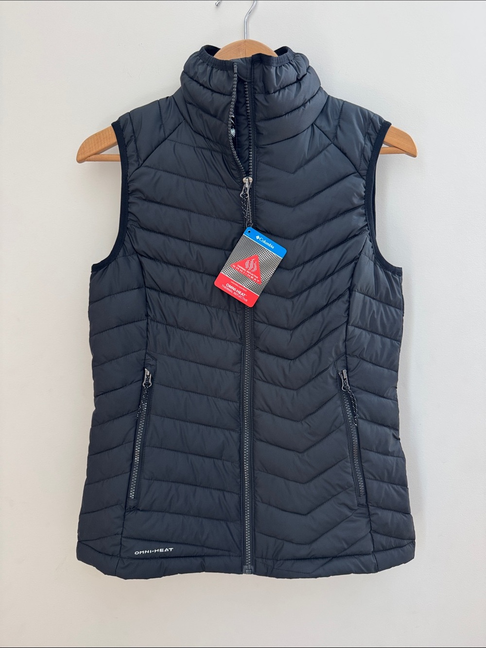 Columbia Omni-Heat Puffer Vest Black S NWT The Underground Railroad Promo